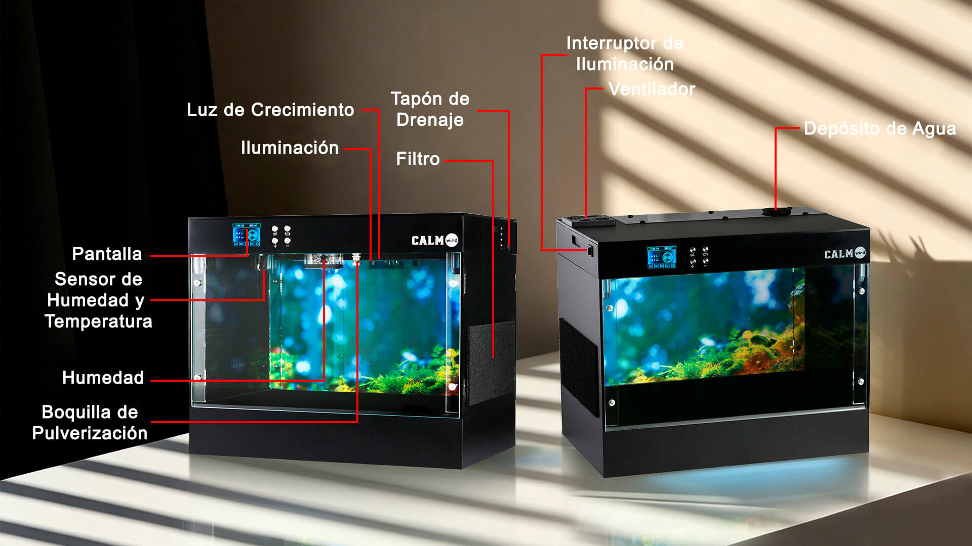 Componentes de Smart Grow Box LTQ